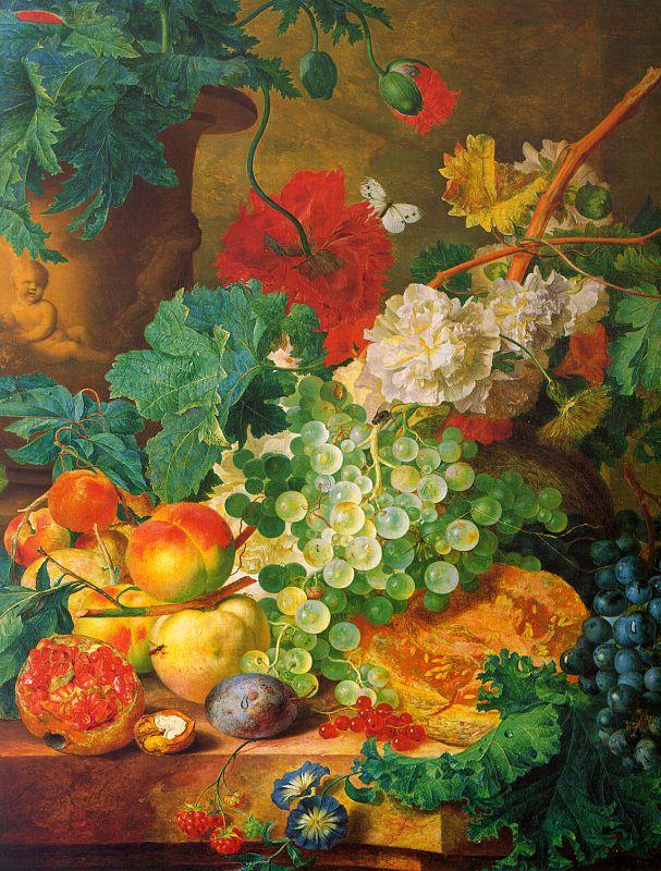 Jan van Huysum Fruit Still Life Sweden oil painting art